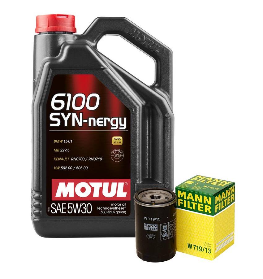 Mercedes Engine Oil Change Kit - Motul 1021840501 (5W-30) (SYN-Nergy 6100)